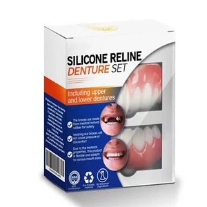 Smile Snap on False Teeth Set For Eat & Drink Denture Veneers Dental Tooth Cover - Picture 1 of 9