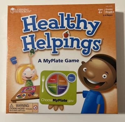New/Sealed - Healthy Helpings: A My Plate Game by Learning Resources - Ages 4+ - Image 1 of 4