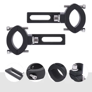 2 x Soportes giratorios 360° para faros de motocicleta 22 mm-31 mm Soporte para abrazadera de horquilla - Imagen 1 de 8