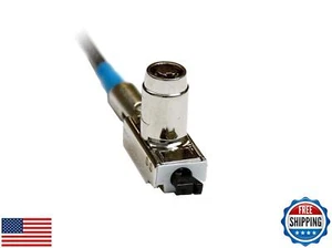 Noble Locks TZ04T Compact Wedge Lock with Barrel Key for Dell Latitude Laptop - Photo 1/5
