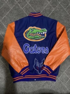 Chaqueta de fútbol americano universitario Florida Gators Lettermen azul marino tarifa de Estados Unidos pagada  - Imagen 1 de 3