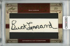 2011 Leaf Legends Of Sport Buck Leonard Autograph