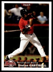 2008 Grandstand Birmingham Barons Stefan Gartrell Birmingham Barons #NNO