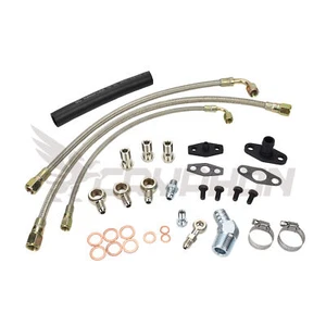 Turbo Oil Water Line Kit For Nissan Patrol Y61 GU TD42 TD42T Stock Hitachi HT18 - Picture 1 of 3