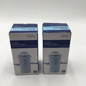 LOT OF 2 Water Pitcher Filter Replacement for Cleaner Healthier Water Pitch - Picture 1 of 11