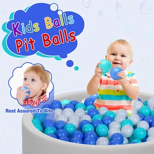Ball Pit Balls for Baby and Toddler Phthalate Free BPA Free Crush Proof Plast... - Picture 1 of 12