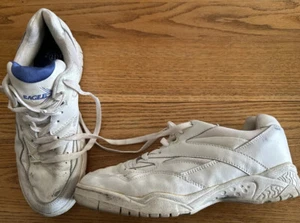 Eagles Pro Wings Women Shoes Sneakers Tennis Vtg Sz  11 White 80’s Rare Lace - Picture 1 of 9