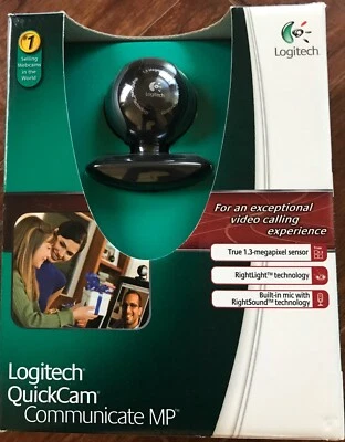 NEW OPEN BOX Logitech QuickCam Communicate MP (S 5500) 1.3mp Webcam, video chat - Image 1 of 4