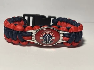 Pulsera Washington Wizards NBA Paracord NUEVA - Imagen 1 de 2