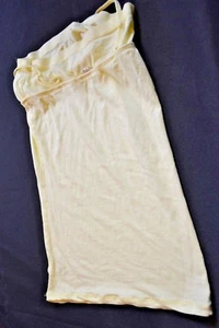 NEW Derek Hear Stretch Womens Solid Yellow Top Blouse Regular Size Small Strap - Bild 1 von 2