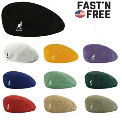 Nuevo Sombrero Boina Transpirable Kangol 504 Verano Newsboy Tejido Gorras Planas Informal Unisex Foto 1 de 4