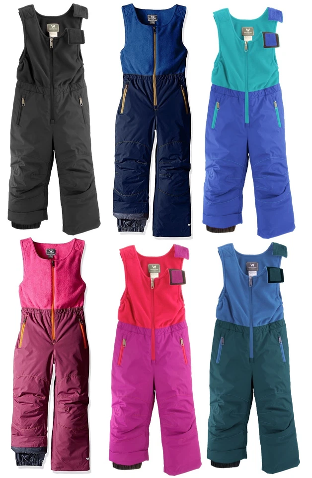 BLANCO SIERRA T9217T NIÑAS NIÑOS PEQUEÑO II BABERO PANTALÓN ESQUÍ NIEVE INVIERNO 2T,3T,4T Foto 1 de 1