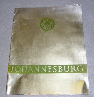 Antique Johannesburg South Africa Book City of Achievement Golden Jubilee 1936 - Image 1 of 4
