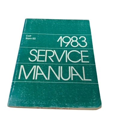 Dodge Ram 50 Truck & Colt 1983 de colección manual de reparación de taller de servicio de concesionario Foto 1 de 4