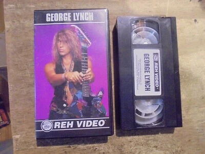 George Lynch REH Video 1990 VHS rock music guitar instructional video Dokken OOP - Image 1 of 2