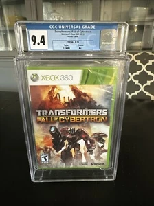 GCG 9.4 A+ TRANSFORMERS FALL OF CYBERTRON XBOX 360, WATA VGA, Graded - Picture 1 of 6