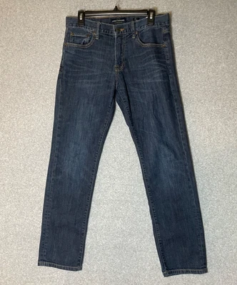 Lucky Brand 221 Straight Jeans Mens 30x30 Dark Wash Cotton Fitted Denim - Image 1 of 4