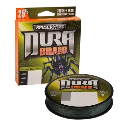 SpiderWire DuraBraid verde musgo 65 lb - 150 yd Foto 1 de 4