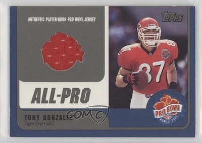 2000 Topps Pro Bowl Jerseys Tony Gonzalez #TG-TE HOF - Image 1 of 2