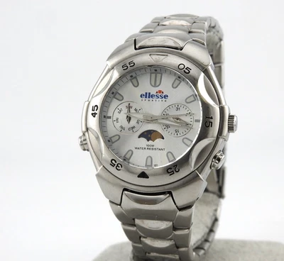 Ellesse Sportivo 316L - лунная фаза, календарь - серебристый циферблат  - Изображение 1 из 4