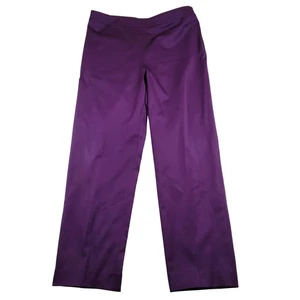 St John Purple Wide Leg Trousers Pants Career Business Women's Size 12 - Picture 1 of 8