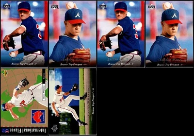 Upper Deck Minors Danville Braves (6) Card Lot - THE RAREST EDITION – FEW WIL... - Image 1 of 2