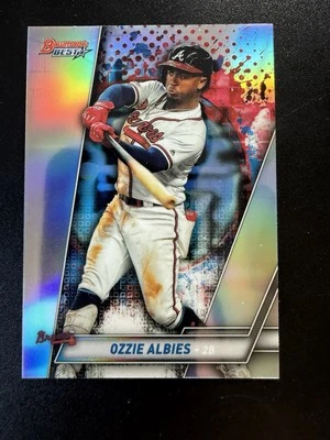 2019 Bowman's Best - Ozzie Albies #54 Refractor - Image 1 of 2