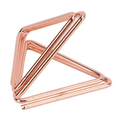 (Roségold)24 Stück Karten Clip Halter Memo Notiz Clip Dreieckiger - Bild 1 von 4