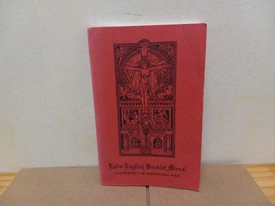 Latin-English Booklet Missal for Praying the Traditional Mass - PB - VG - Image 1 of 4
