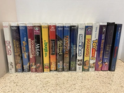 LOT OF 13 SEALED VHS-DISNEY Movies Bugs Life Lion King II Dinosaur Toy Story 2 Foto 1 de 4