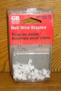 25ct. Grapas de alambre Gardner Bender Bell PMW-1525 - Imagen 1 de 2