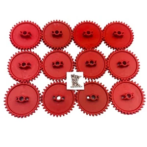 12 Knex Red Gears for Large Chain - K'nex Stem Education Teacher Parts - Picture 1 of 4