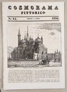 COSMORAMA PITTORICO 1836 SANT'ANTONIO PADOVA DORA TORINO - Foto 1 di 1