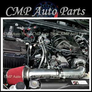 KIT DE ADMISIÓN DE AIRE NEGRO ROJO AJUSTE 2012-2016 JEEP WRANGLER RUBICON 3.6 3.6L V6  - Imagen 1 de 2