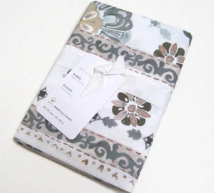 Funda de almohada Pottery Barn lila reversible euro falsa nueva - Imagen 1 de 4