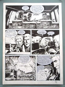 (PRL) DAMPYR GIOVANNI BRUZZO TAVOLA ORIGINALE ORIGINAL COMIC ART DESSIN DIBUJO - Imagen 1 de 2