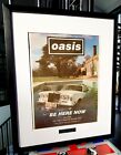 Oasis Framed Genuine Nme Be Here Now Live Forever  Liam Gallagher