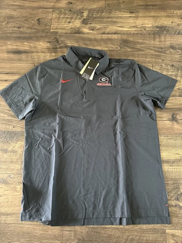 Men's Nike Georgia Bulldogs Coaches Sideline Polo  Black XXL  DN5615On Field 2XL Cover