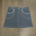 Athleta Skirt Womens Size 14 Blue Drawstring Pockets Tennis Ladies Activewear
