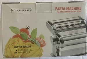 Nuvantee Pasta Maker Machine 150 Roller With Pasta Cutters New In Box - Picture 1 of 6