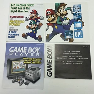Mario & Luigi Superstar Saga Inserts 2003 GBA Nintendo Power Subscription Offer - Picture 1 of 2