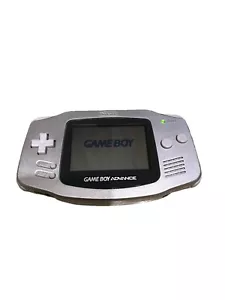 Nintendo Gameboy Advance GBA Console Argento Platino Portatile - Foto 1 di 16