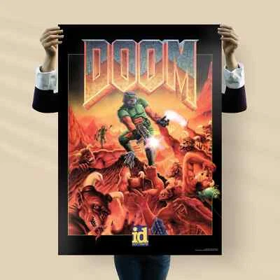 DOOM Poster – Classic 1993 FPS Game Artwork by Don Ivan Punchatz - Bild 1 von 4