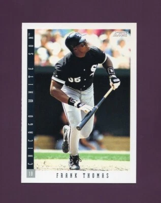 1993 Score Frank Thomas #3 Chicago White Sox - Image 1 of 2