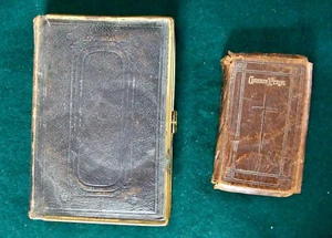 Holy Bible, 1872, Metal Clasp, Miniature Book Common Prayer c.1881, Same owner - Imagen 1 de 7