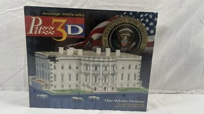Puzz3D La Casa Blanca, Puzzle Completamente Dimensional 1995, 443 Piezas - Nuevo/Sellado Foto 1 de 4