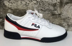 FILA ORIGINAL FITNESS 11F16LT-150 BLANCO/AZUL MARINO/ROJO CLÁSICO PARA HOMBRE TALLA 8 NUEVO EN CAJA - Imagen 1 de 6