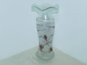 Iridescent Glass Vase! Possibly Ferdinand Von Poschinger H: 26.4Cm - Picture 1 of 8