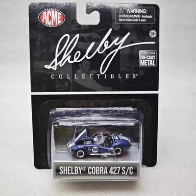 ACME 1:64 SHELBY COBRA 427 S/C #98 Juguetes Diecast Coleccionables Modelo Coche Regalos Azul Foto 1 de 4