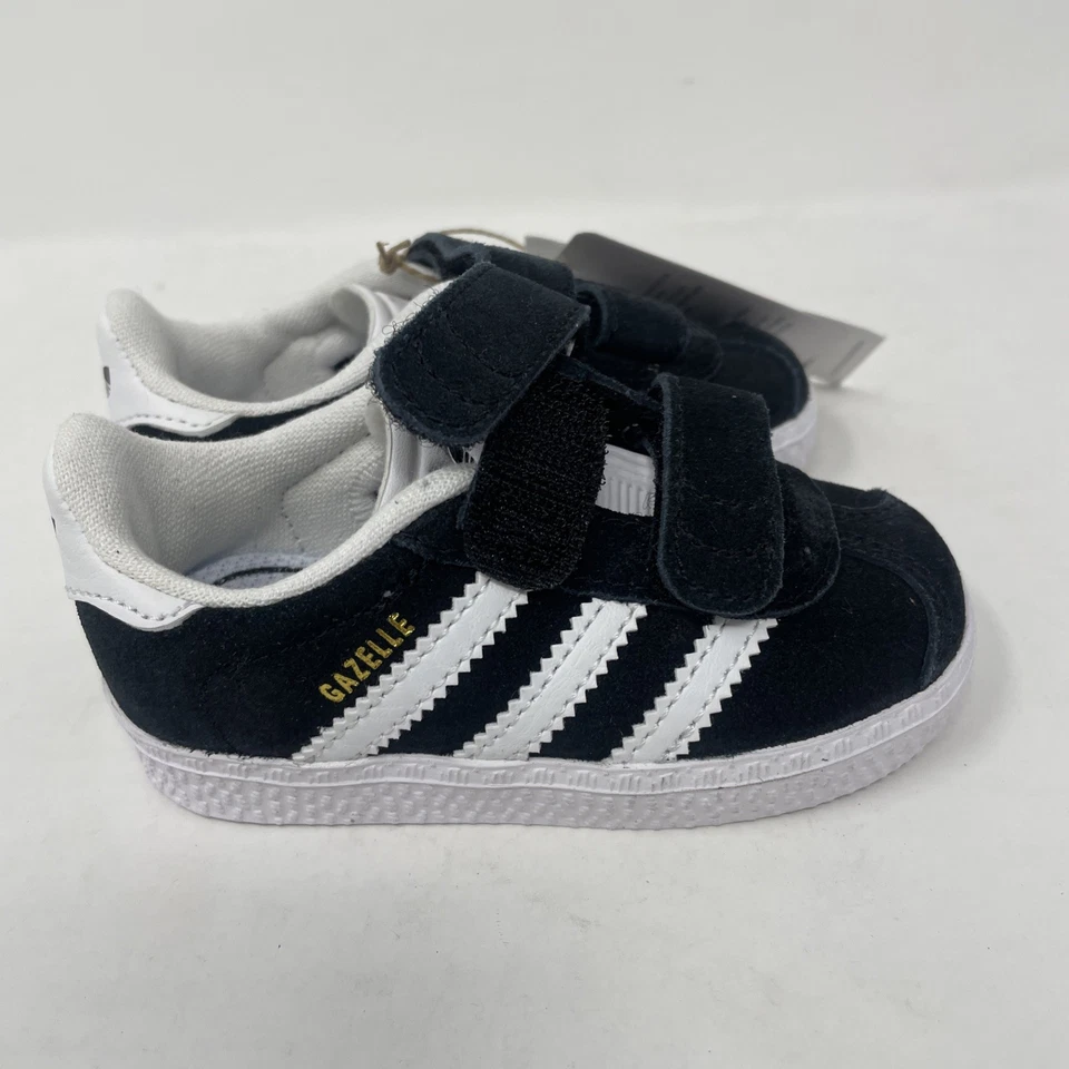 Adidas Gazelle CF I Toddler Size 5K  Black With White Stripes CQ3139 New w/tag - Image 1 of 4